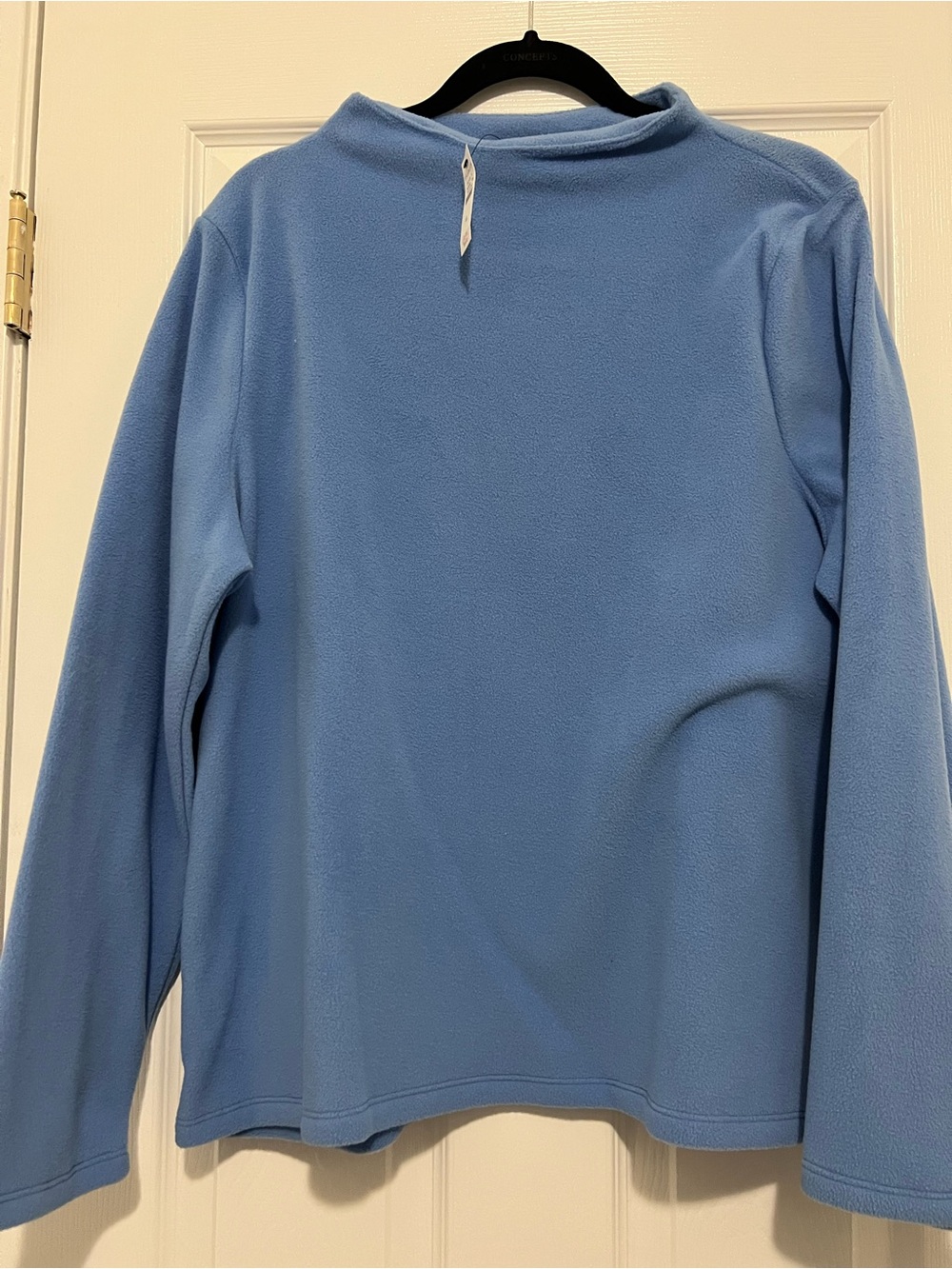 Talbots Light Blue Fleece Crewneck Pullover